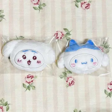 치이카와 산리오 시크릿 헤어 클립 하치와레 시나모롤