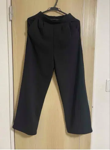 블랙 셋업 베스트 팬츠 세트