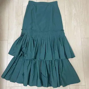 LE CIEL BLEU 플레어 스커트 34 사이즈 그린