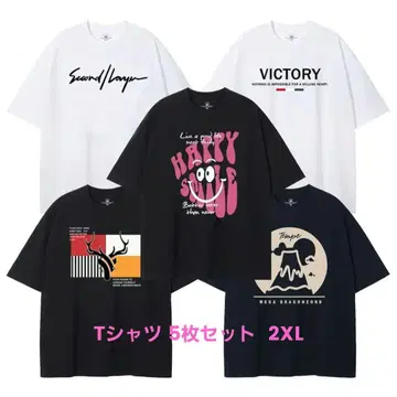 티셔츠 5장 세트(2XL)