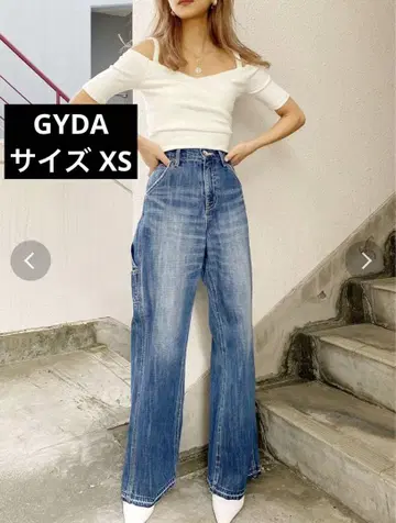 GYDA 페인터 와이드 데님 팬츠 XS