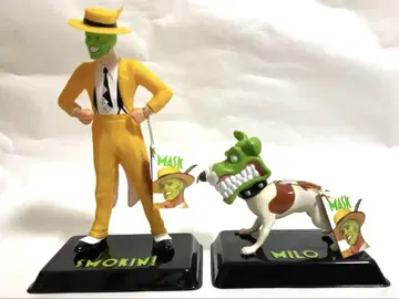 THE MASK 피규어 마스크와 마일로 세트 짐 칼리 소프트 비닐