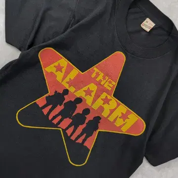 80's THE ALARM 밴드 티셔츠 블랙 M 294