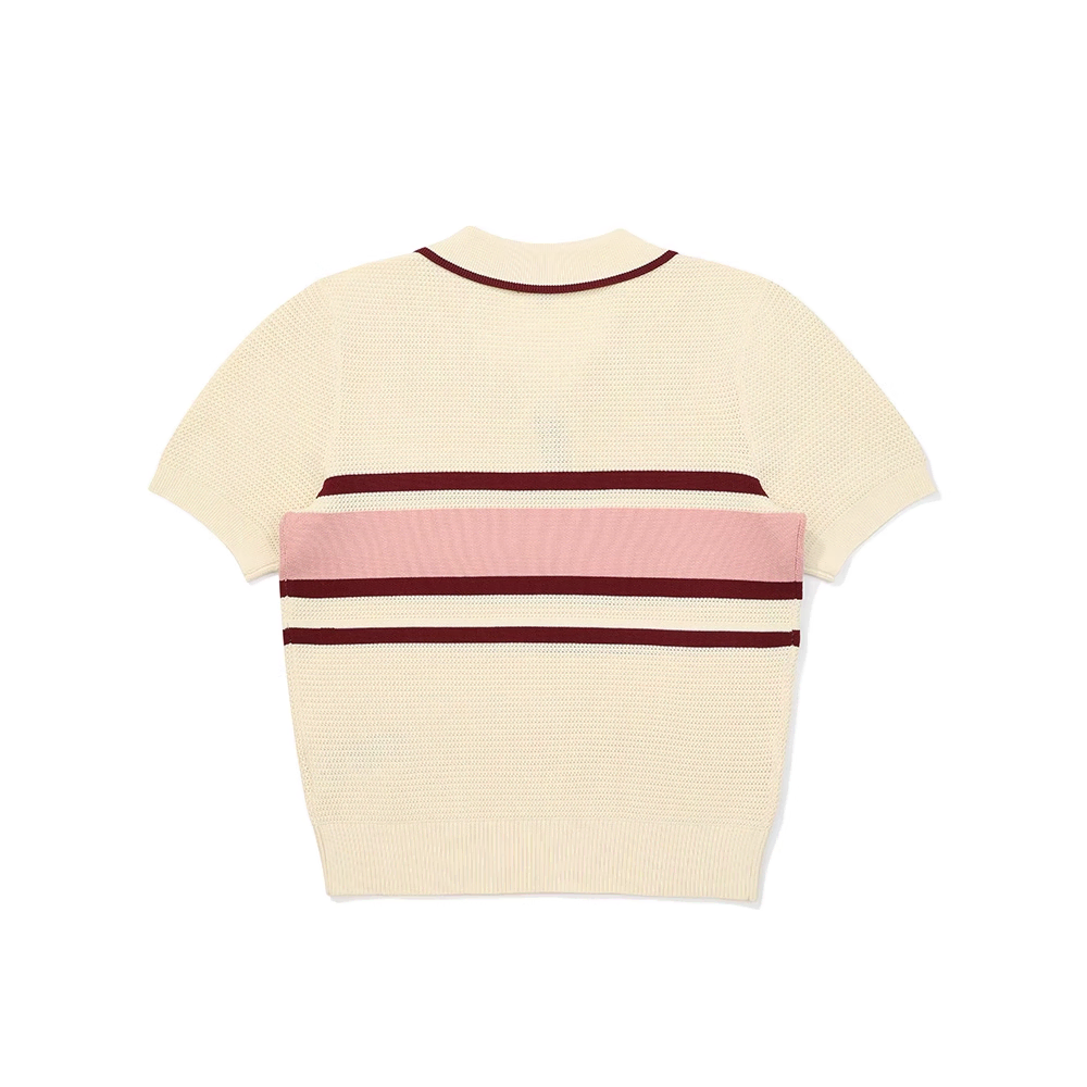 MALBON ♥ [WOMENS COLLECTION] Knit collar one-piece MALBON | 말본 Women's Golf Wear Malbon Knit 2color Sports