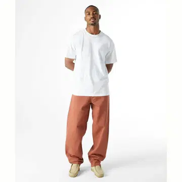 HUF 크로머 시그니처 팬츠 워시드 브라운