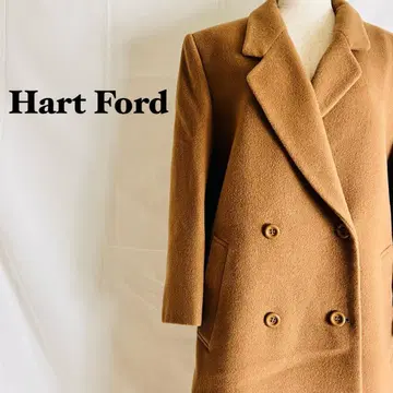 하트포드 Hartford 롱 코트 브라운 체스터 코트