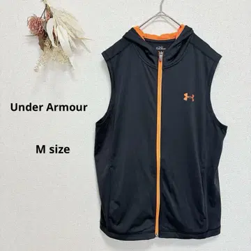 언더아머 Under Armour 후드 부착 베스트 후드티 M