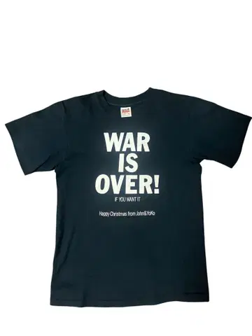 WAR IS OVER! 티셔츠 usa제 Vintage
