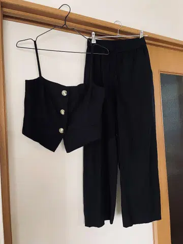 자라 뷔스티에 셋업 XS