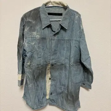 데님 긴팔 셔츠 size 2