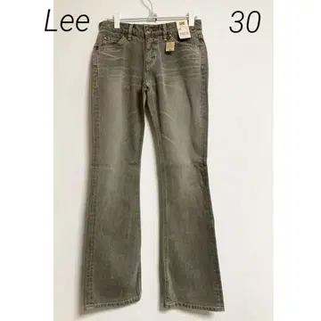 0255 Lee 리 택 포함 새상품 그레이 부츠 컷 데님 30