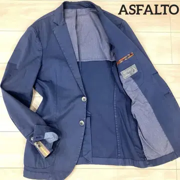 ASFALTO 이탈리아제 테일러드 자켓 빅 사이즈 50 세탁 가능