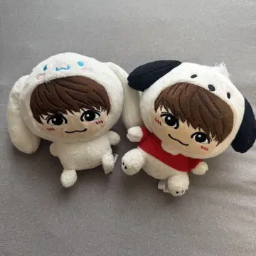 나카지마 소우타 시나몬 포차코 봉제 인형 세트