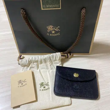 IL BISONTE 일비종떼 카드 케이스 블랙