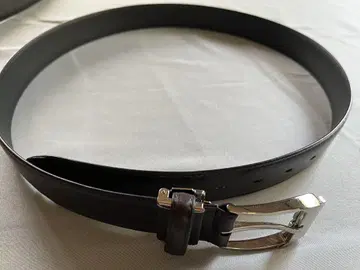 택 포함 새상품 Curve Belt 블랙 천연 가죽 벨트 남성용