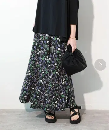 JOURNALSTANDARDrelume 보타니컬 프린트 머메이드 스커트