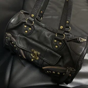 y2k archive grunge leather 핸드백