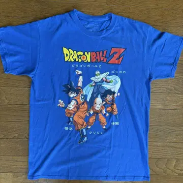 USA 구제 의류 DRAGON BALL Z 티셔츠 L 파랑