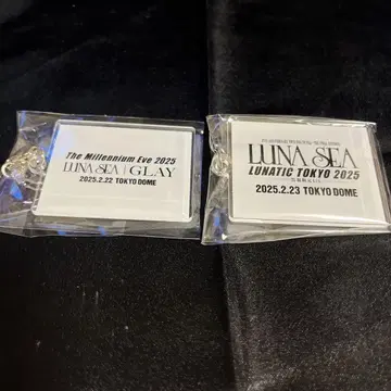 LUNA SEA 도쿄돔 CD 구매 혜택 키링 세트