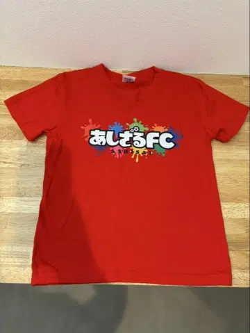 아시자루 FC 로고 티셔츠 빨간색