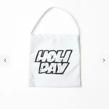 HOLIDAY 토트백 화이트