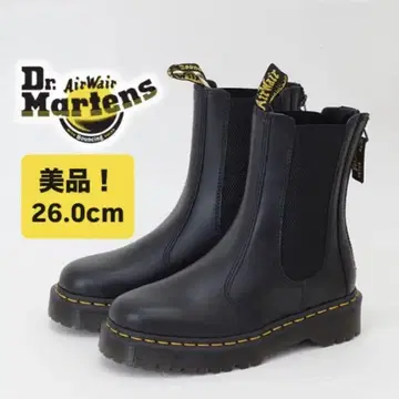 Dr. Martens 블랙 사이드 고어 부츠 26.0cm