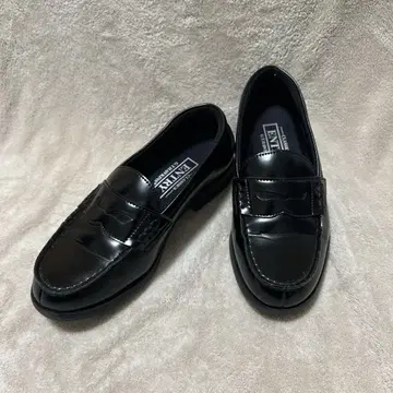 23cm 블랙 세탁 가능한 로퍼 고등학생 통학 여학생