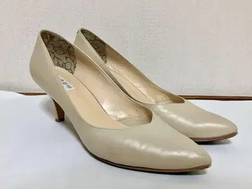 히메 라이트 베이지 펌프스 25.5cm
