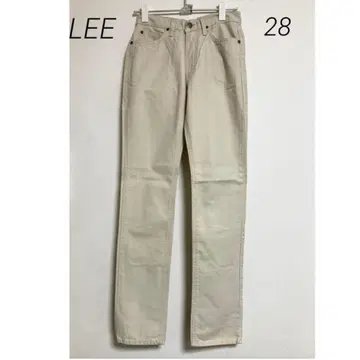 0259 LEE Lee 택 포함 새상품 베이지 스트레이트 데님 28