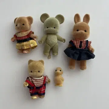 실바니안 패밀리 인형 세트 3년 2조