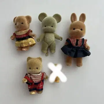 실바니안 패밀리 인형 세트 3년 2조