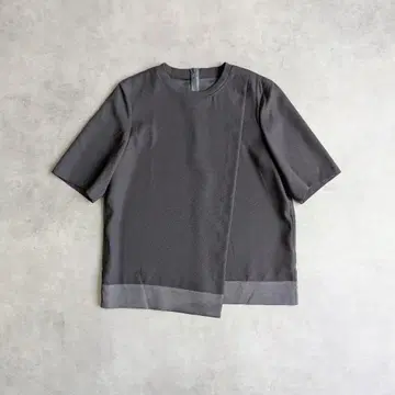 ICB FluidBackSatin 셔츠 블라우스 속건성 UV 케어 차콜
