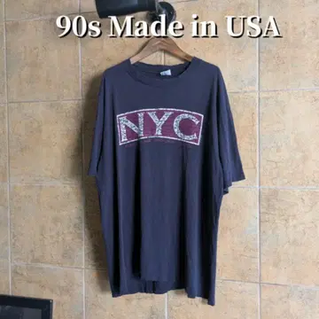 90년대 USA제 페이드 NYC 티셔츠 싱글 스티치 XL