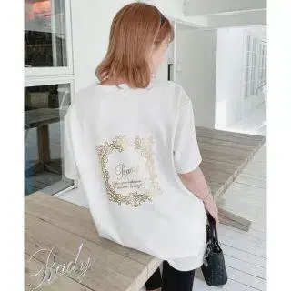 Rady 레이디 반팔 오버 사이즈 티셔츠 미사용 택 포함