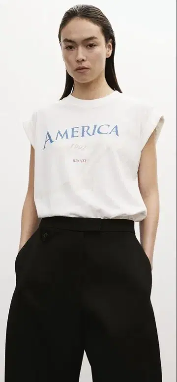 새상품급 RECT 25SS AMERICA 1992 티셔츠 한국
