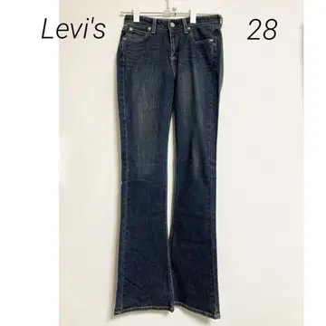 0260 Levi's 리바이스 택 포함 새상품 플레어 팬츠 데님 28