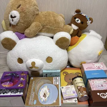 산엑스 리락쿠마 코리락쿠마 키이로이토리 묶음 판매 봉제 인형