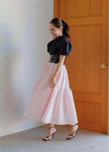 bluelea 자카드 스커트