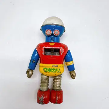 당시의 물건 초합금 로보가리 1974년 출시 포피 로보콘 공부 로봇