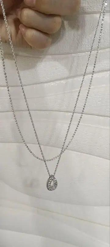 HIROKO BIS SILVER S925 2줄 목걸이