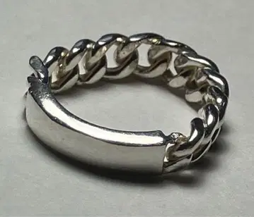 silver 925 id chain ring ID 체인 반지 약 13호