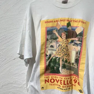 90s 프룻 오브 더 룸 도서관 아트 티셔츠 그래픽 빈티지