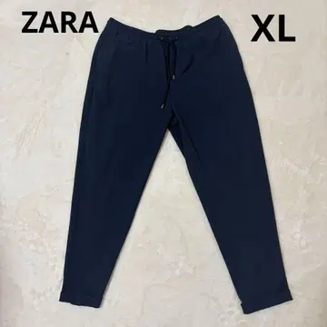 ZARA Comfort Plus 네이비 이지 팬츠 XL 크롭