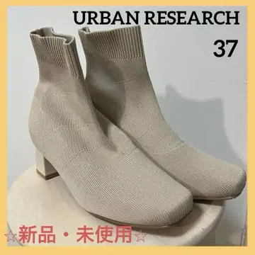 URBAN RESEARCH 여성용 숏부츠 핏 부티 37