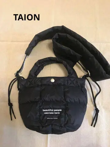 TAION 숄더백 블랙