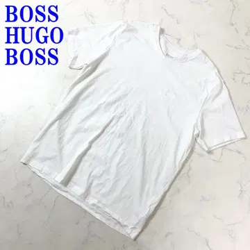 보스 휴고보스 티셔츠 화이트 화이트 면 100% L C3419