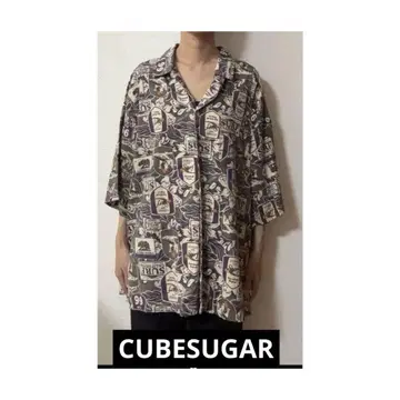 CUBESUGAR 큐브 슈가 알로하 셔츠