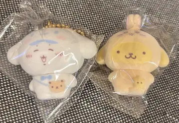 치이카와 (먼작귀) 산리오 플로키 마스코트 폼폼푸딩 하치와레 세트
