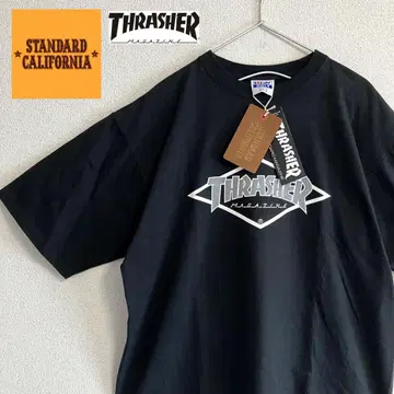 새상품 Standard California 트레셔 로고 T 블랙