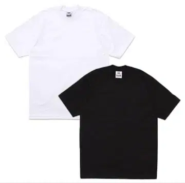 프로 클럽 헤비 웨이트 티셔츠 화이트 블랙 세트